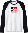 T-Shirt (Men's Raglan White and Black)